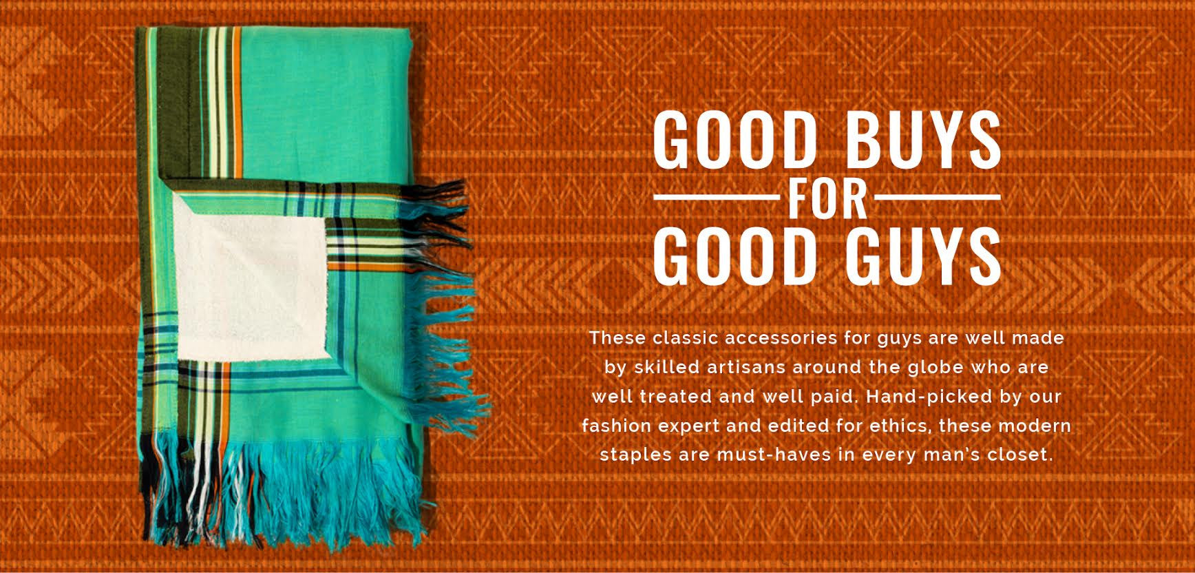 Men's Fair Trade Clothing, Shoes & Accessories | Accompany