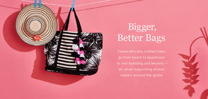 Better bags ethical fashion handmade handbags straw tote