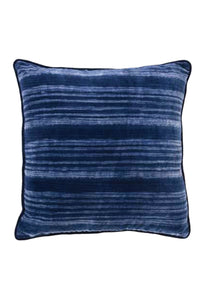 striped velvet pillow cover