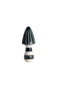Striped Marble Citrus Press by Be Home. Handcrafted in India. Striped genuine marble citrus press. Handcrafted from marble cut by master marble cutters in Agra, India, an area known for its rich marble. Color black and white. 100% genuine marble.