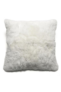 White alpaca pillow
