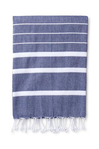 Navy hammam towels