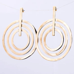 handmade sundial earrings